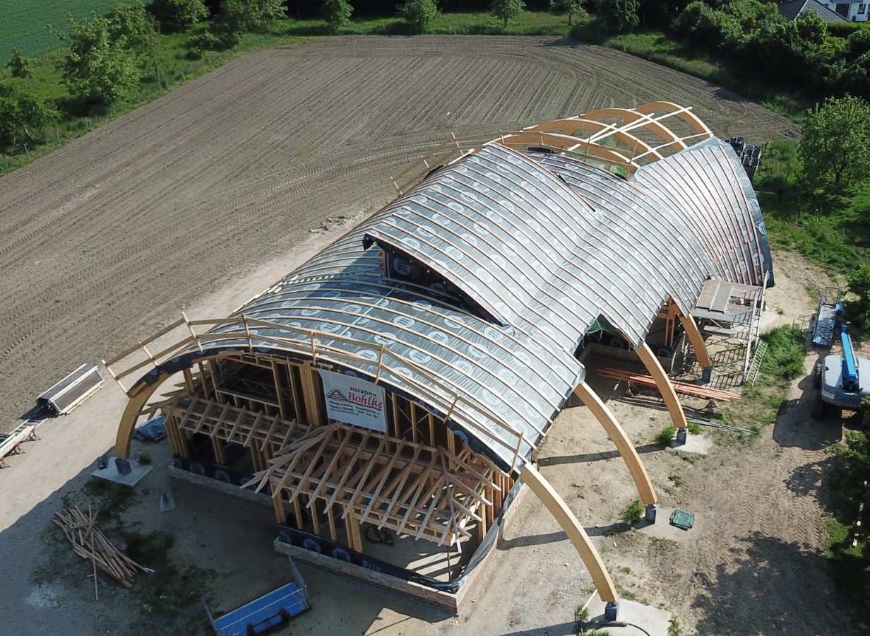 Rundbogen Dachstuhl 1